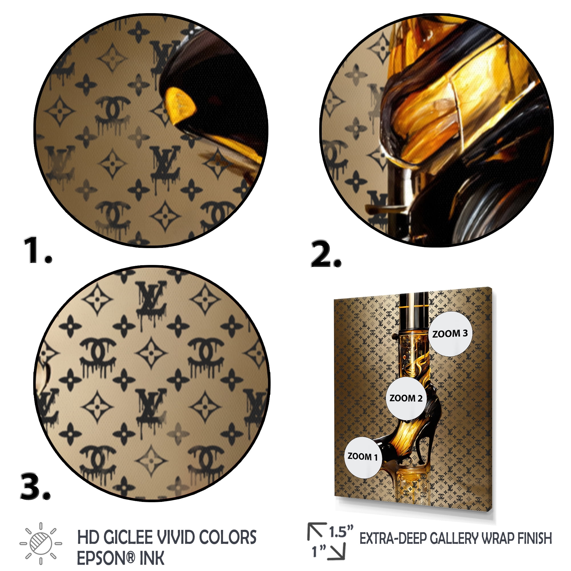 Designart High Fashion High Heel II Canvas Wall Art