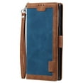 thumbnail image 3 of SaniMore for Samsung Galaxy S24 Ultra Case with Wristlet Strap PU Leather Shockproof TPU Shell Card Slots Cash Pocket Flip Kickstand Magnetic Closure Full Protective Business Wallet Cover, Blue, 3 of 7