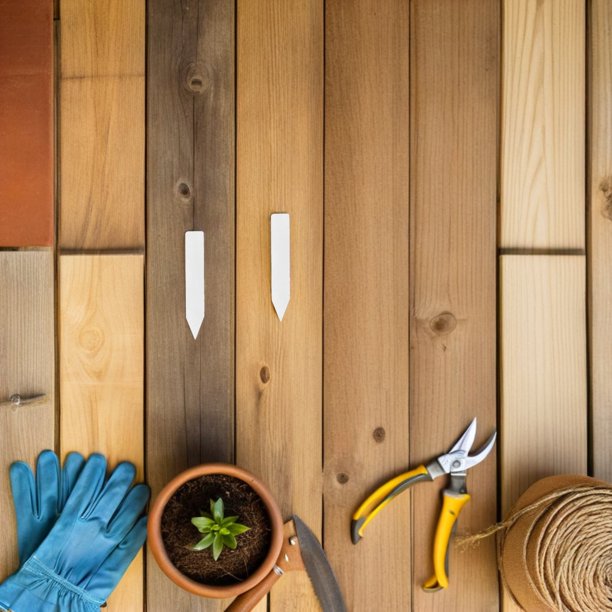 FUEENIRVA 240Ud Etiquetas Plásticas Para Jardín Con Punta Para Impermeable