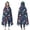 DarkBlue Cartoon Dinosaurs-1, variant on Wearable Blanket,DarkBlue Cartoon Dinosaurs Text Pattern Hooded Wearable Flannel Blanket for Adults & Teens,Winter Poncho Shawl Wrap Cape Cozy Anti-Pill,50"x60"