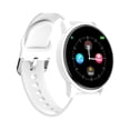 thumbnail image 2 of Graflsoa ZL01 Smartwatch - 1.3" IPS Color Display, Bluetooth 4.0, IP67 Waterproof, Heart Rate & Sleep Monitor, Multi-Sport Modes, Call/SMS Alerts, Remote Camera, Compatible with Android/iOS, White, 2 of 6