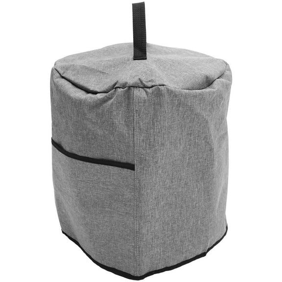 Milisten Kitchen Appliance Dust Cover Air Fryer Cover Grey Polyester 1Pcs