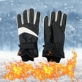 thumbnail image 5 of Penkiiy Heated Gloves, Winter Electric Warm Gloves for Men Women, Automatic Thermostat &Touch Screen & Waterproof for All Kinds Outdoor Activities/Hiking/Fishing/Skiing/Camping White Gloves Black, 5 of 9