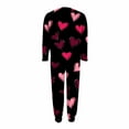 thumbnail image 3 of talentlend Plus Size Pajama for Womens Sets 2 Pieces Long Sleeve and Pants Pajamas Lounge Sleepwear Valentine's Day Pjs XL-5XL, 3 of 6