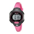 thumbnail image 3 of Timex Womens Ironman Essential 10 Mid-Size Pink/Black Resin Strap Watch T5K525, 3 of 4