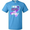 thumbnail image 3 of Inktastic I Wear Purple for Myself Lupus Awareness T-Shirt, 3 of 5