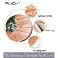 thumbnail image 4 of Embroidered and Sequined Holiday Rose Gold-Sequin Tree Skirt-24Inch Christmas Tree Skirt Polyester Christmas Tree Skirt Christmas Decorations Small Tree Skirt for Pencil/Slim/Small Trees, 4 of 7