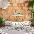 thumbnail image 4 of Safavieh  Outdoor Living Adriel 3Pc Bistro Set Mossy Blue, 4 of 5