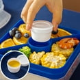 thumbnail image 6 of YIKA Tupperware Container Outdoor Salad Bento Box Microwave Heatable Plastic Lunch Box Worker Loss Lunch Box Box Fruit Container Kitchen Storage Blue, 6 of 6