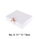 thumbnail image 4 of Caja de embalaje de regalo de papel de 10 piezas con cinta Ceremonia de boda Compromiso Galleta Caja de embalaje de dulces Cajas de favor Herramientas y accesorios para hornear Blanco 11x11x5cm Naiovety HA069690-04, 4 of 6