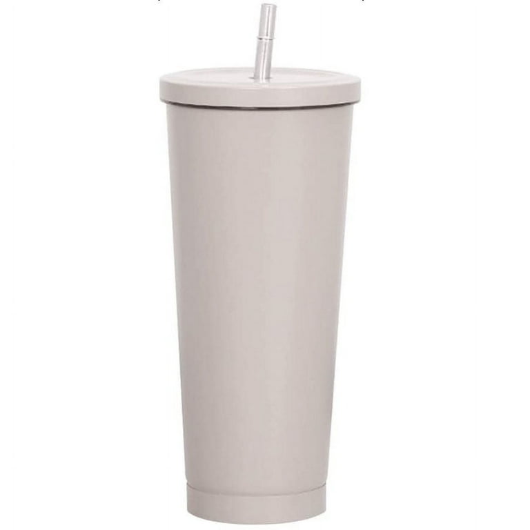 BUILT Stainless Steel 30 Fl Oz Coffee Drink Tumbler Straw Hole