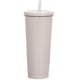 thumbnail image 2 of Taza Estrecha De Acero Inoxidable Con Tapa Y Pajita, 750 Ml, Taza De Agua Reutilizable Con Aislamiento Al Vacío, Taza De Viaje De Doble Pared Con Pajita Para Café, Té, Bebidas, 2 of 8