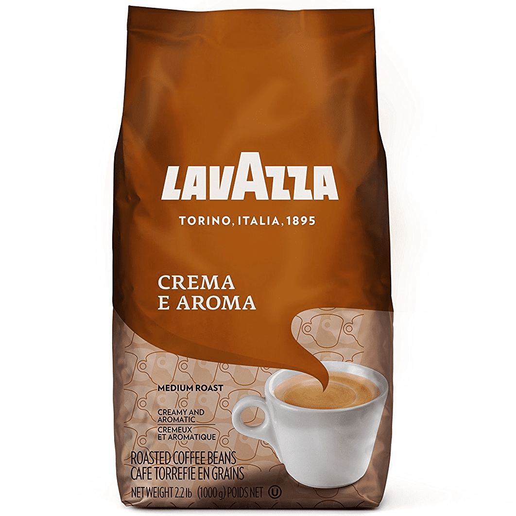Lavazza Crema e Aroma Whole Bean Coffee Blend, Medium Roast, 35.2 Ounce Bag