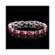 thumbnail image 1 of Qarigey de mujer, brazalete de cristal elegante a la moda de cobre, decorativa, joyería de mano, decoración de ropa, moda informal Ropa, zapatos y accesorios Miscelánea Rojo Qarigey AP014782-01, 1 of 6