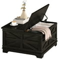 thumbnail image 1 of HOMCOM Coffee Table with Flip Top Hidden Storage, Square Center Table Black, 1 of 10