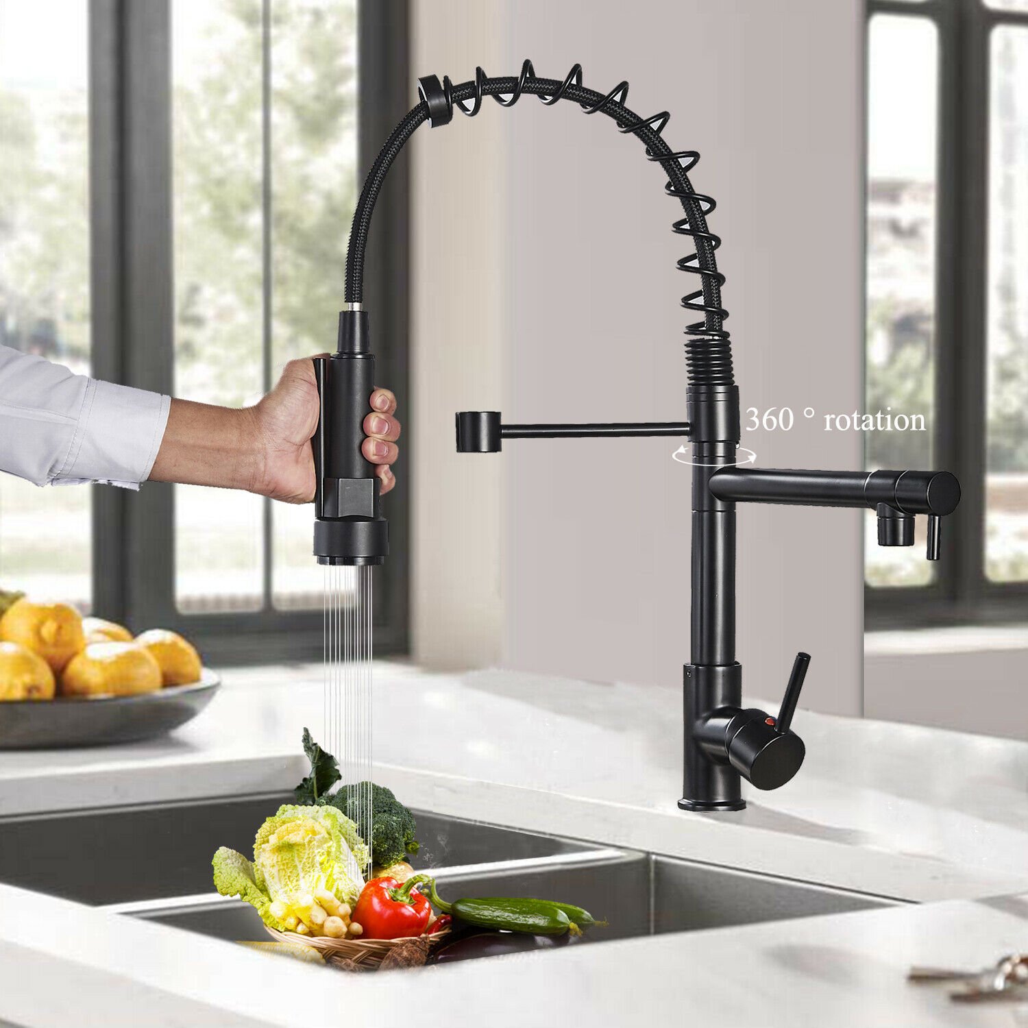 pull down faucet sprayer