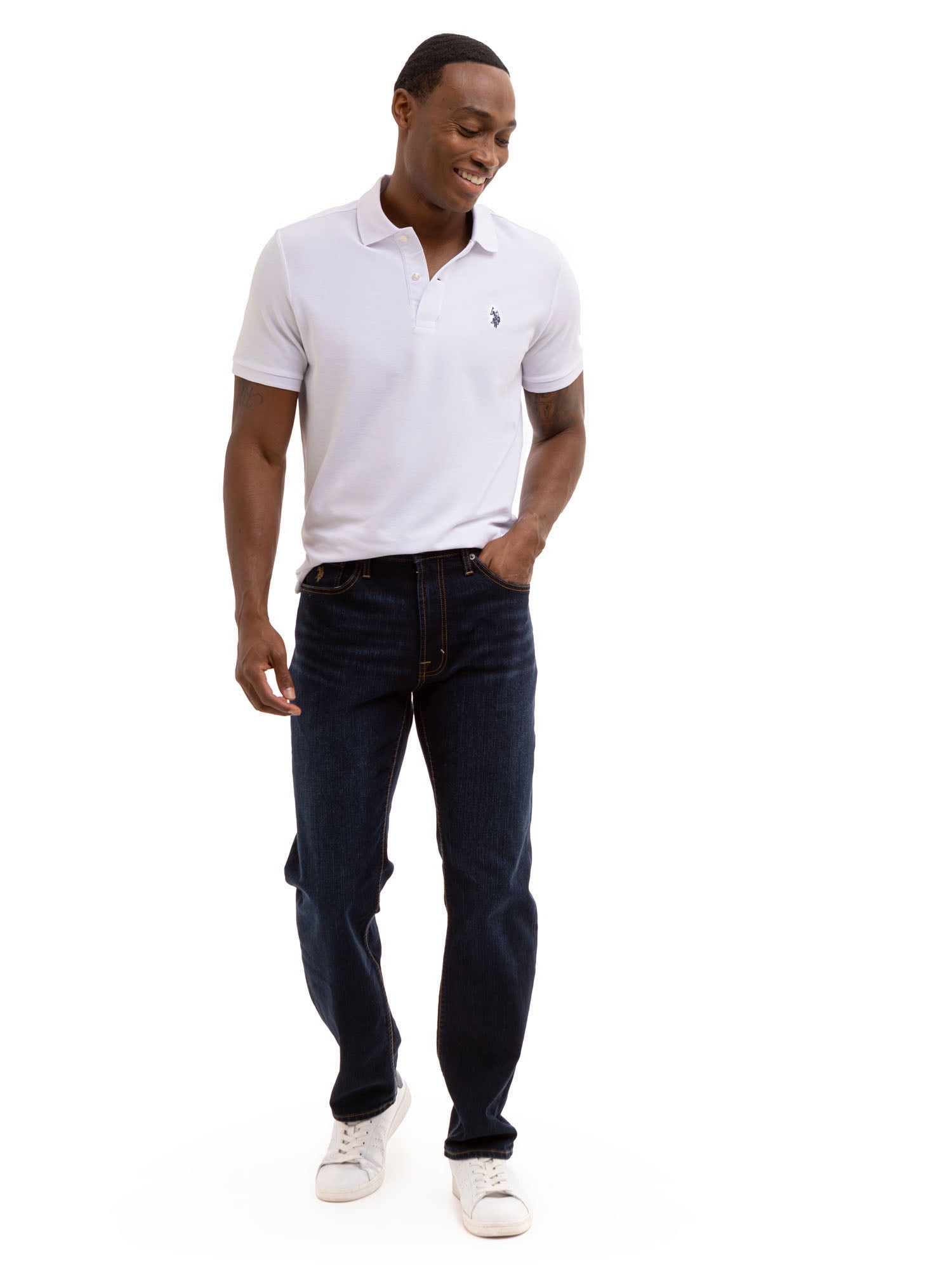 U.S. Polo Assn. Men's Performance Pique Polo Shirt