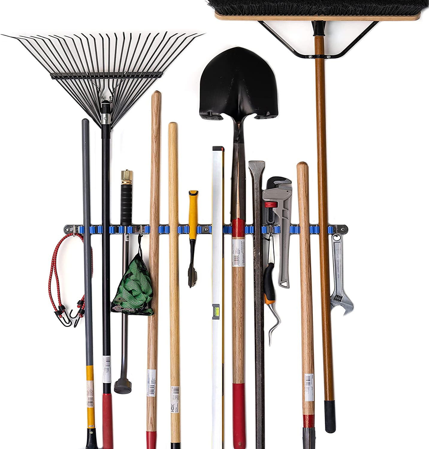 Tool Organizers and Storage 12 Grip Wall Mounted Garden Tool Rack