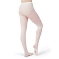 thumbnail image 1 of Capezio Girls' Ultra Soft Transition Tight, Ballet Pink, One Size, 1 of 2