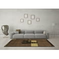 thumbnail image 3 of Ahgly Company Indoor Rectangle Abstract Brown Modern Area Rugs, 7' x 10', 3 of 4