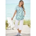 thumbnail image 5 of Woman Within Plus Size Knit Henley Tunic, 5 of 5