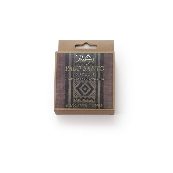 Palo Santo and Myrrh - Cleansing  Purification - 6 Incense Cones