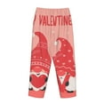 thumbnail image 5 of Junzan Gnomes Hold The Letters Love Women'S Pajama Pants Drawstring Comfy Sleep Bottoms With Pockets, 5 of 9