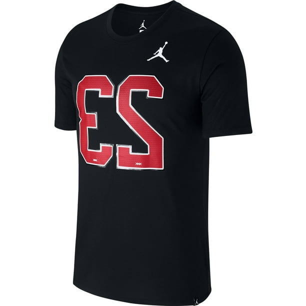 Jordan - Jordan 23 Men's Basketball Shortsleeve T-Shirt Black/Red/White ...