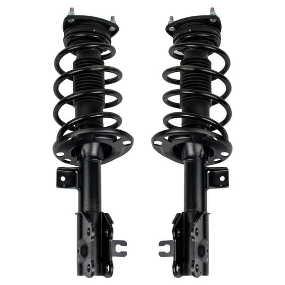 TRQ Front Strut & Coil Spring Assembly Set Driver & Passenger Sides Fits Select 14-17 Mazda 6