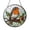 Acrylic 3.5 Inch, variant on Michigan Robin Bird Sun Catcher Glass Style Floral Window Panel