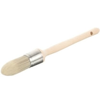 GETAJGHSD Round Trim Brushes For Painting 1Pcs Birch Tapered With Wooden Handle For