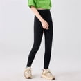 thumbnail image 5 of RUTAYY Toddler Girls Underpants Summer Thin Style Children High Waist Ankle Length Pants Leggings Long Pants Kids Trouser Cute Pants, 5 of 5