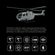 Roofworld C186 2.4G RC Helicopter with 6-Axis Gyroscope, Gray
