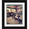 thumbnail image 1 of Uicker, Ralf 12x14 Black Ornate Wood Framed with Double Matting Museum Art Print Titled - American Diner, 1 of 4