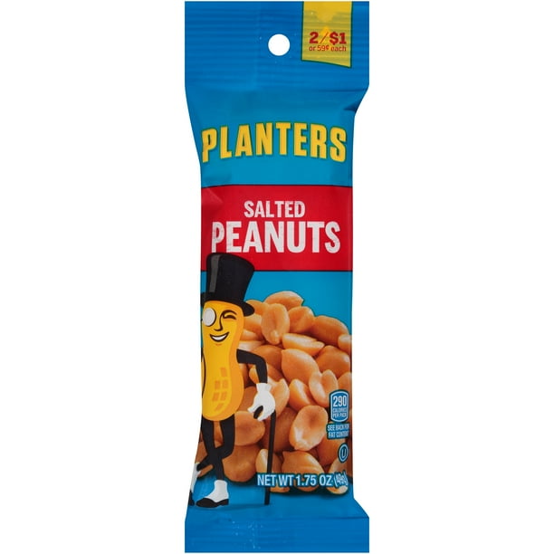 Planters Salted Peanuts 1.75 oz Bag