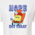 thumbnail image 3 of SpongeBob SquarePants - Not Today Spongebob - Juniors Cropped Cotton Blend T-Shirt, 3 of 6