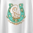 thumbnail image 3 of Toy Story 5 - Floral Horseshoe Jessie - Youth Girls Boxy T-Shirt, 3 of 5