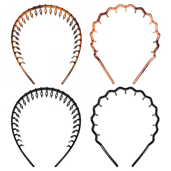 TUWAFE 4 Pcs Women Hair Band Non-slip Headband Scrunchies Bands for Girls Headbands