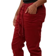 Victorious Men's Drop Crotch Stretch Jogger Twill Pants, Up To 5X