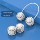 thumbnail image 5 of Ventilador de cuello portátil Mute 1600mAh Ventilador inalámbrico Plegable para deportes al aire libre (Blanco), 5 of 6