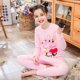 thumbnail image 1 of Conjunto de pijamas de algodón para niños y niñas, ropa de dormir de manga larga, para Navidad, 8-18 años, 1 of 4