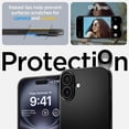 thumbnail image 4 of Funda iPhone 16 Spigen Negro MagFit de Ajuste Fino diseñada para Apple, 4 of 8