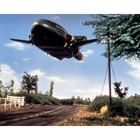 Thunderbirds TV series Thunderbird 2 in flight over country road 11x17 poster