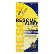 Bach Rescue Sleep Liquid Melts, 29 Capsules