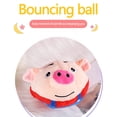thumbnail image 5 of MMJ Pig Bouncing Ball Toy 2 Pack USB Rechargeable Interactive Talking Jumping Musical Stuffed Animal for Toddlers Kids 5.91x5.51in, 5 of 6