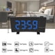 thumbnail image 4 of Reloj Despertador de radio FM de proyección multifuncional con carga USB yeacher  Reloj, 4 of 7