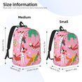 thumbnail image 2 of Vsdgher Different Dogs Christmas Print Canvas Backpack Travel Rucksack Unisex Knapsack 15.7/17.7Inch Laptop Backpack for Work,College-Medium, 2 of 5