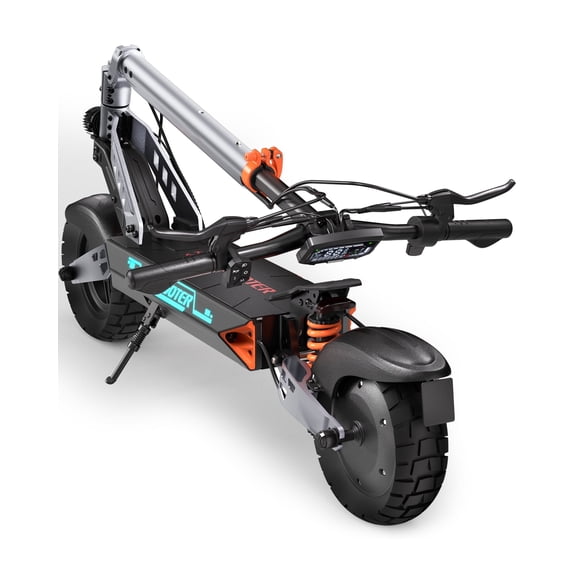 10" Off-Road Electric Scooter,1000W Motor Foldable E-Scooter,28MPH & 28 Miles,330 LBS Capacity,Black