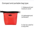 thumbnail image 4 of WINDLAND Thermal Insulated Lunch Pouches Zippered Small Cooling Bag Waterproof Nylon Food Storage Bag for Office School Picnics, 4 of 21