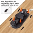 thumbnail image 2 of Heavy Duty Ring Bender Tool, Ring Press Machine for Spoon Rings, Jewelry Ring Making Kit with Ring Sizer Gauge, Ring Mandrel Stick & Double Head Rubber Hammer, 6 Round Dies and 2 Post Dies Set, 2 of 6